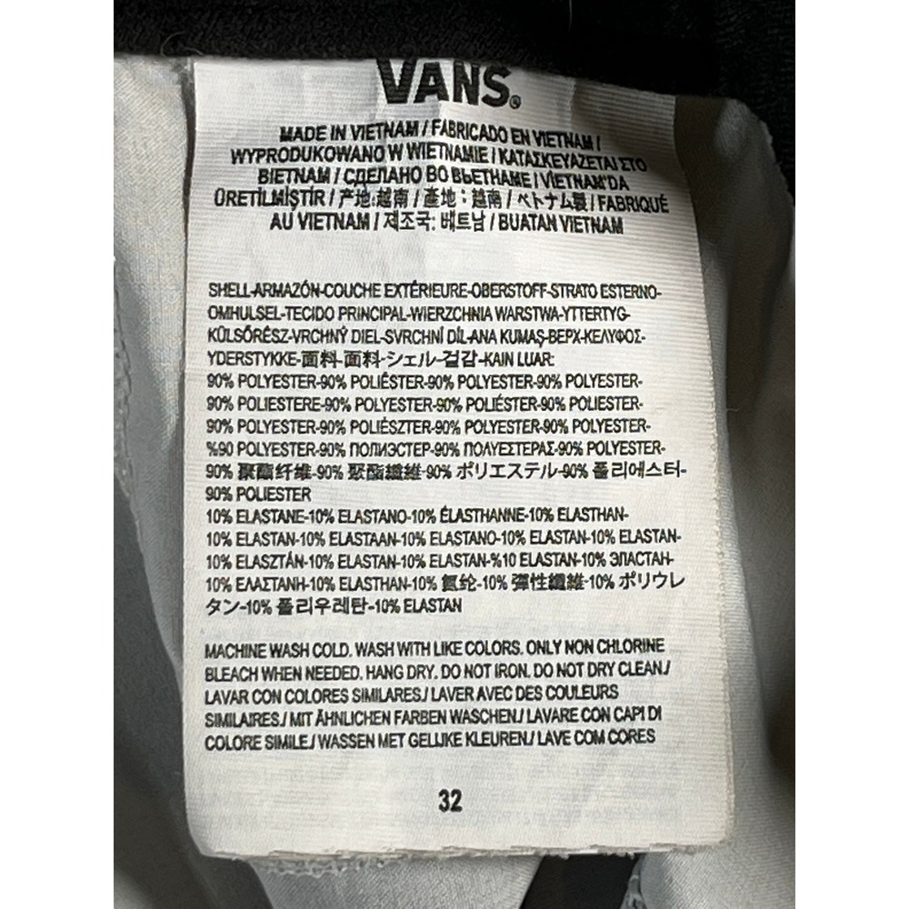 VANS Mens 32 Boardshorts Black Checkerboard Side 7" inseam - Picture 6 of 11